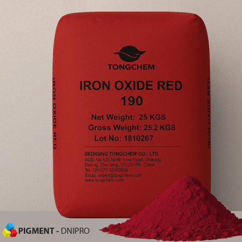 Пігмент залізоокисний червоний 190